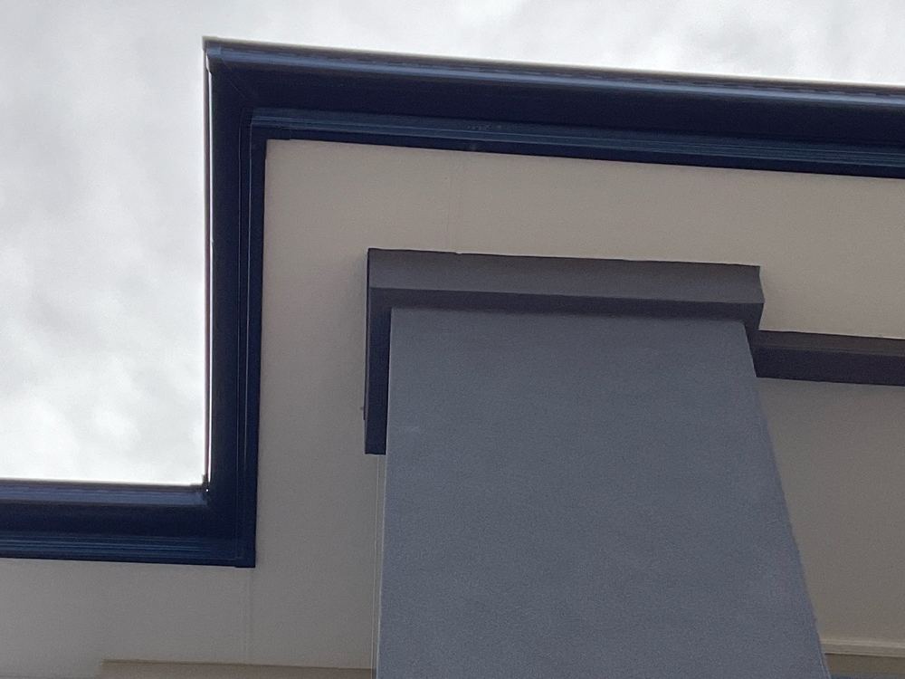 Front pier not built to the drawings and out of line with the fascia, Manor Lakes
